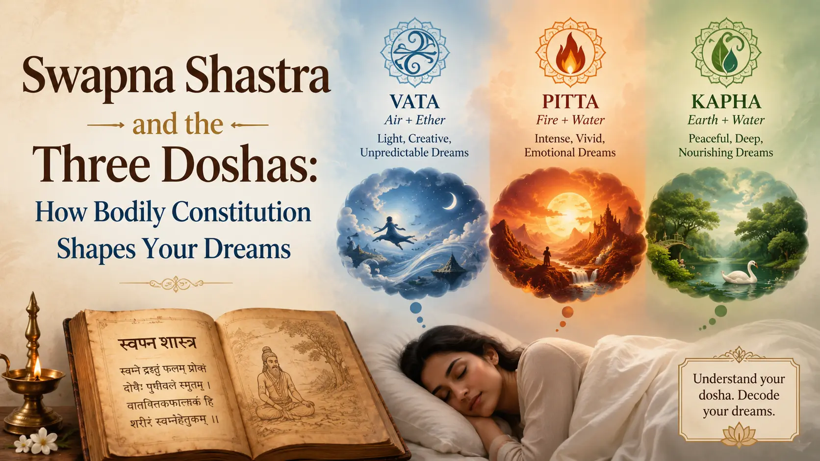 Swapna Shastra and the Three Doshas How Bodily Constitution Shapes Your Dreams