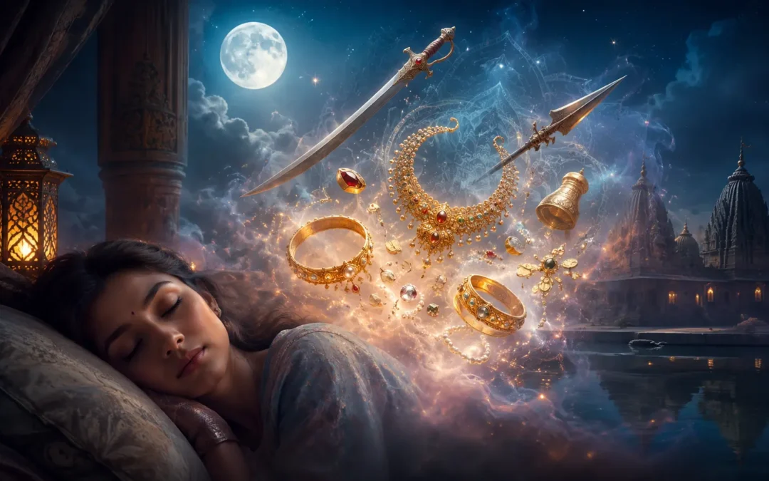 Dream of Theft or Loss of Weapons, Jewelry, Gems, Coral, Gold, or Copper