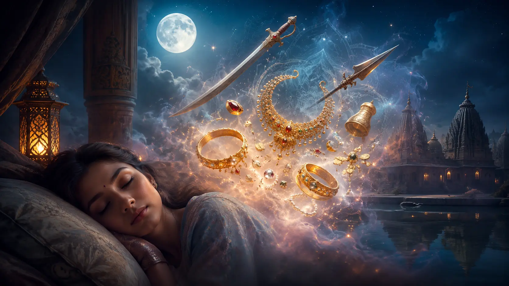 Dream of Theft or Loss of Weapons, Jewelry, Gems, Coral, Gold, or Copper