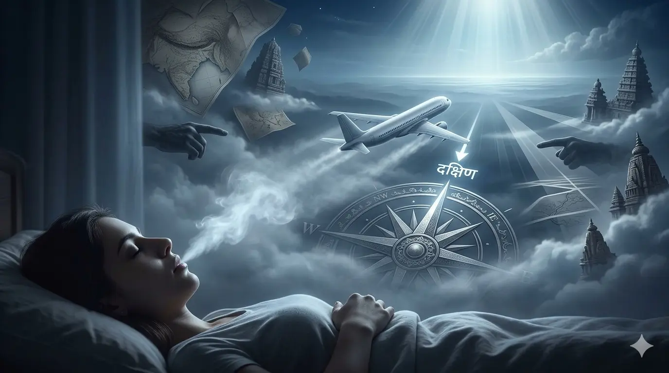 Dream of Traveling by Aircraft Toward the South Direction
