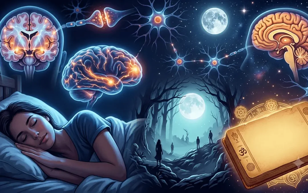 How Your Brain Decodes Fear While You Sleep: The Neuroscience of Dreams, Nightmares, and Vedic Wisdom