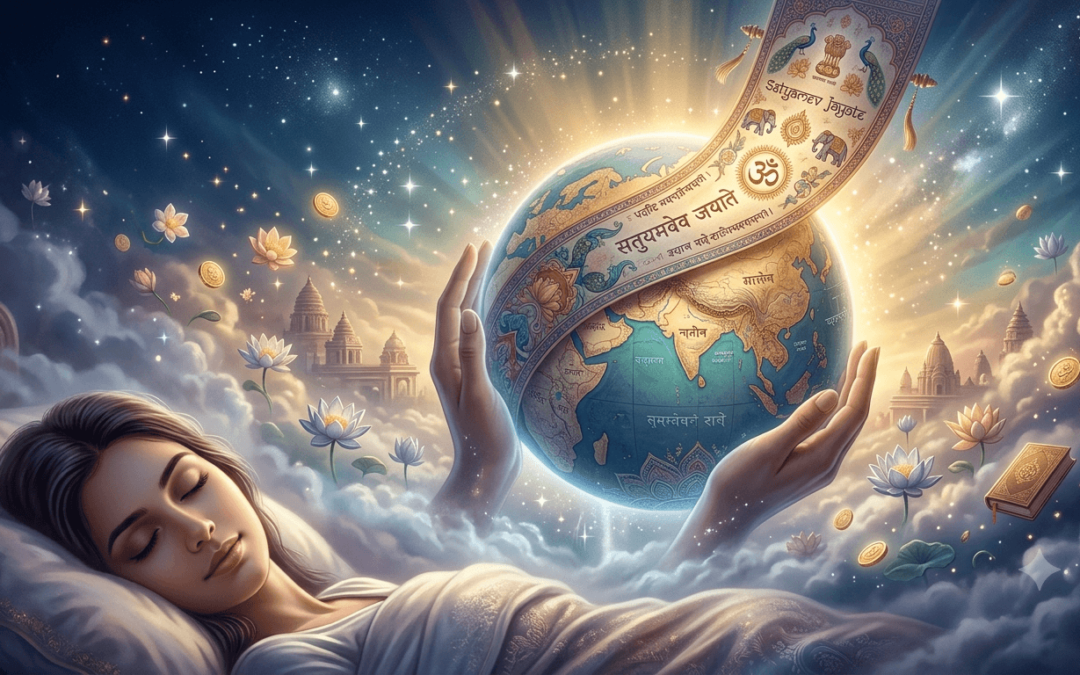 Dream of Holding the Earth Together with Its Banner in Both Hands – Traditional Vedic Dream Meaning and Interpretation