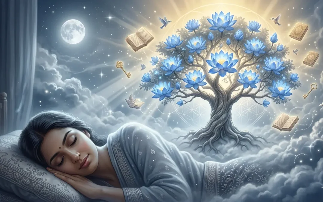 Dream of Seeing a Tree Covered with Blue Lotuses