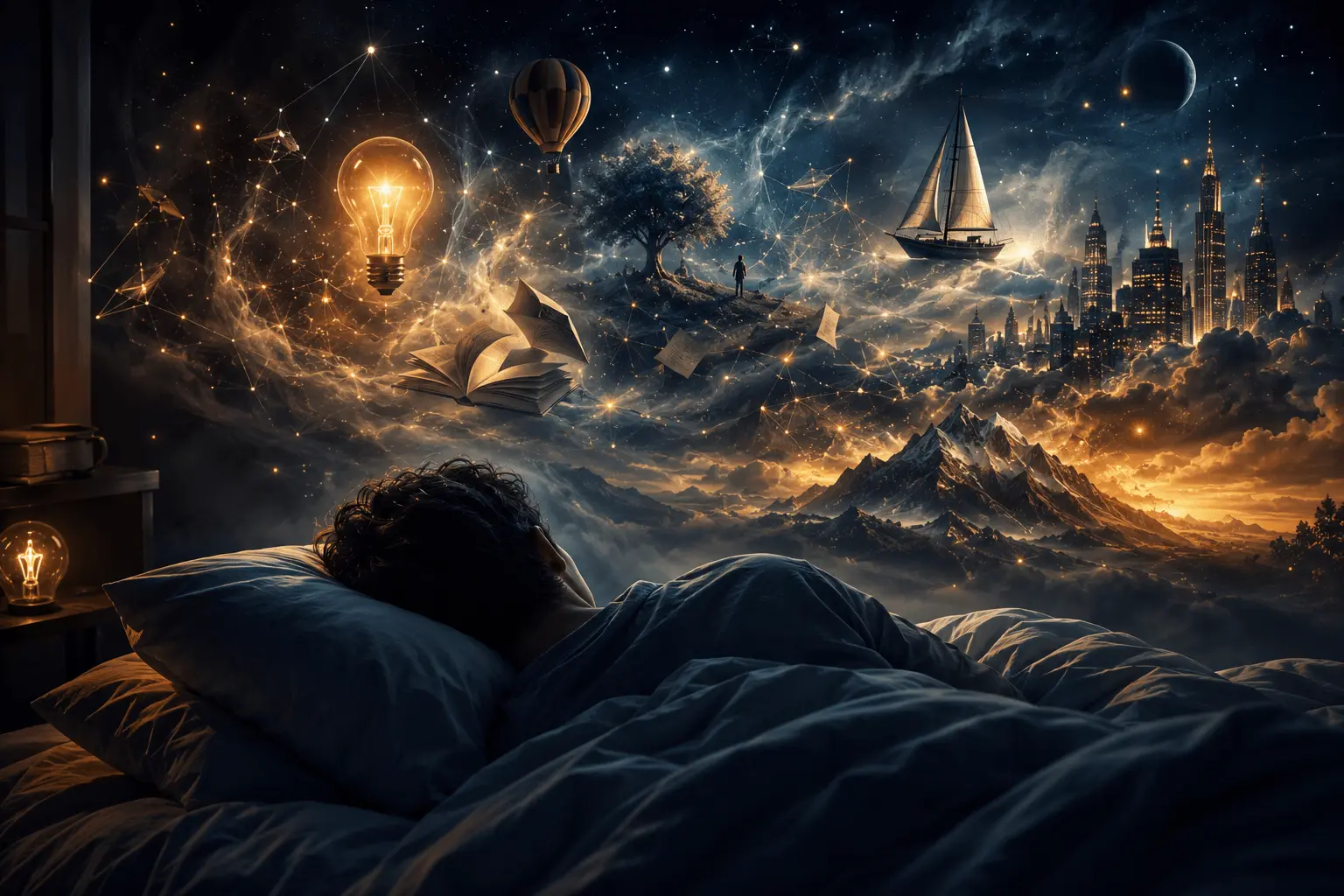 How Sleep and REM Sleep Help the Brain Connect Ideas and Solve Problems